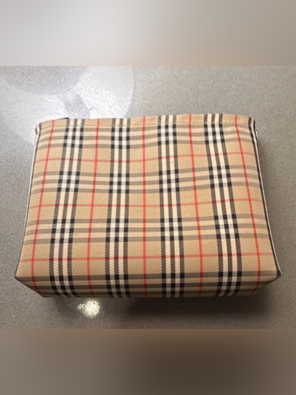 VINTAGE Burberry Nova Check cosmetic pouch